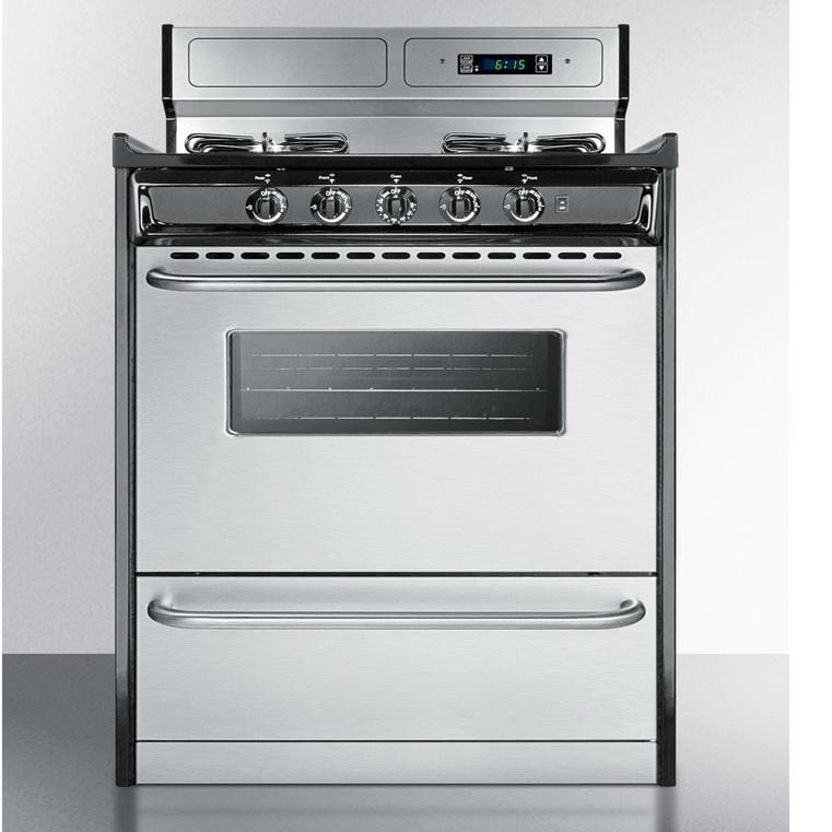 Summit TTM23027BKSW Luxury and Convenience Gas Range