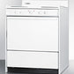 Summit 30 in. 3.7 cu. ft. Oven Freestanding Electric Range with 4 Coil Burners - White