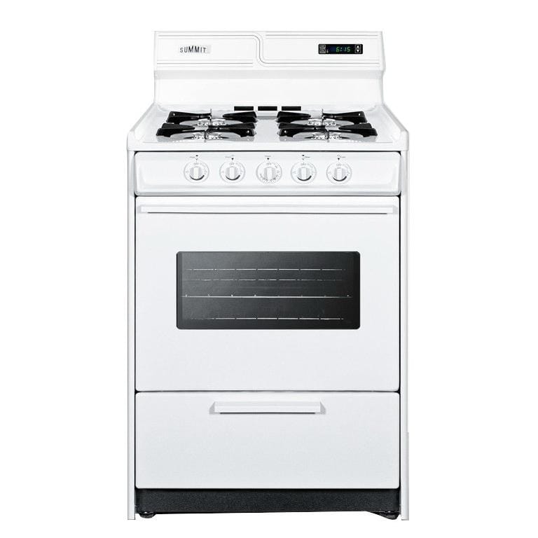 Summit WNM6307KW High Quality Construction Gas Range