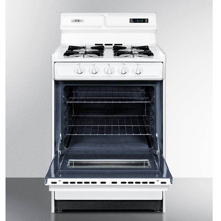 Summit WNM6307KW High Quality Construction Gas Range