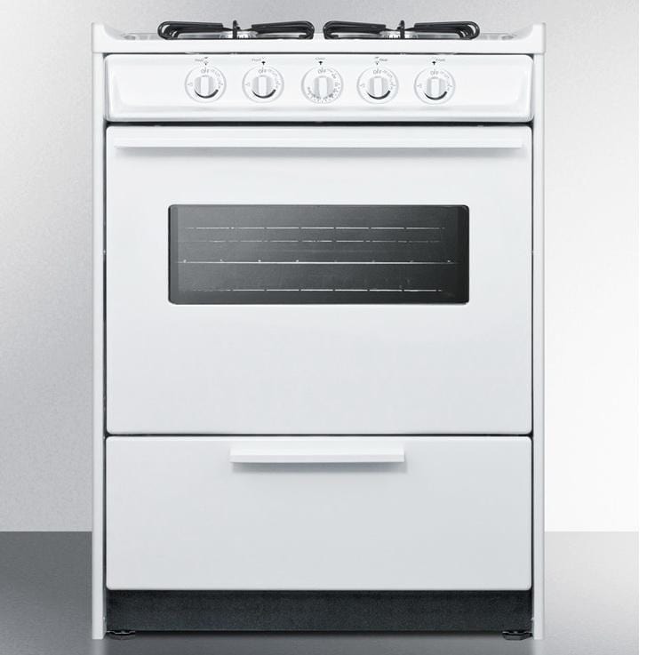 Summit WTM6107RSW Long-lasting Durability Gas Range