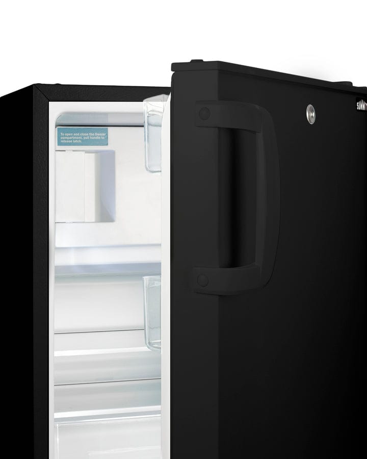 Summit 20 in. 2.7 cu. ft. Built-In Undercounter Refrigerator - Black