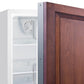 Summit 21 in. 3.5 cu. ft. Built-In Undercounter Refrigerator - Custom Panel Ready