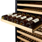 Summit 24 in. Built-In/Freestanding Wine Cooler with Single Zone & 127 Bottle Capacity - Stainless Steel