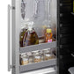 Summit 24 in. 3.1 cu. ft. Built-in/Freestanding Undercounter Refrigerator - Stainless Steel