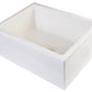 ALFI brand AB2418SB  24" Smooth Thick Wall Fireclay Single Bowl Farm Sink