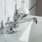 Water Creation Elizabeth 48" Carrara White Marble Vanity In Pure White With Mirror(s) and Faucet(s)