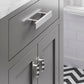 Water Creation 24 Inch Cashmere Grey Single Sink Bathroom Vanity With Faucet From The Madison Collection