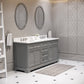 Water Creation 72 Inch Cashmere Grey Double Sink Bathroom Vanity From The Derby Collection