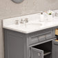 Water Creation 60 Inch Cashmere Grey Double Sink Bathroom Vanity From The Derby Collection