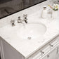 Water Creation 60 Inch Pure White Double Sink Bathroom Vanity From The Derby Collection