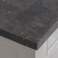 Water Creation Potenza 72" Bathroom Vanity in Earl Grey with Blue Limestone Top with Faucet and Mirror