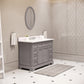 Water Creation 48 Inch Cashmere Grey Single Sink Bathroom Vanity With Faucet From The Derby Collection