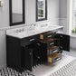 Water Creation 72 Inch Espresso Double Sink Bathroom Vanity With Faucet From The Madison Collection