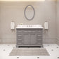 Water Creation 48 Inch Cashmere Grey Single Sink Bathroom Vanity With Faucet From The Derby Collection