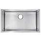 Water Creation 32 Inch X 19 Inch 15mm Corner Radius Single Bowl Stainless Steel Hand Made Undermount Kitchen Sink