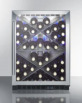 Summit SCR610BLX 24" Wide Single Zone Built-In Commercial Wine Cellar