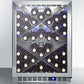 Summit SCR611GLOSX 24" Wide Single Zone Outdoor Commercial Wine Cellar