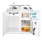 Summit C39EL 39" W x 24" D x 40" H White Exterior All-in-One Combo Kitchen - 115 Volts