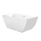 Altair Montague 59" x 30" Freestanding Soaking Acrylic Bathtub