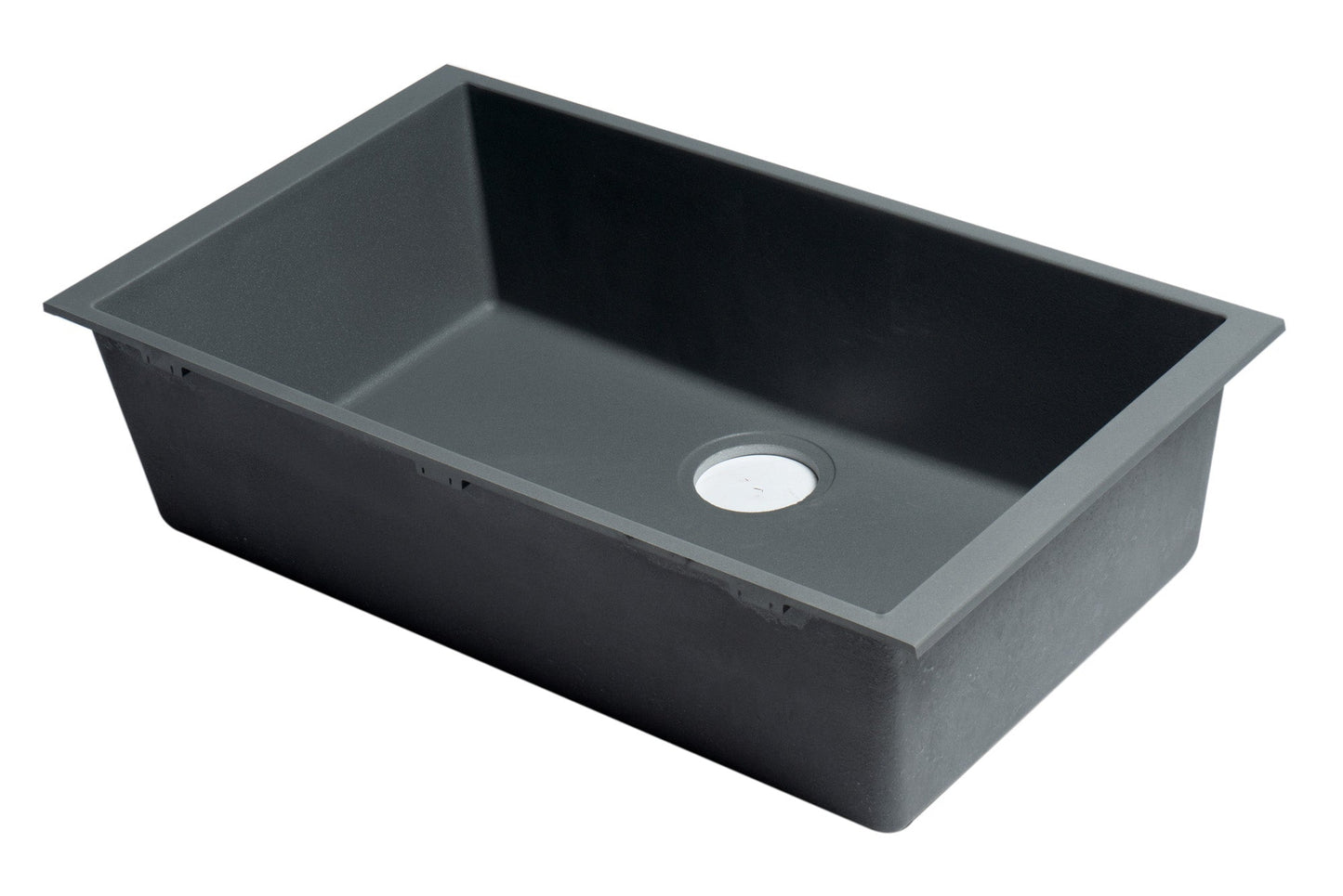 ALFI brand AB3020UM Series 30" Undermount Single Bowl Granite Composite Kitchen Sink